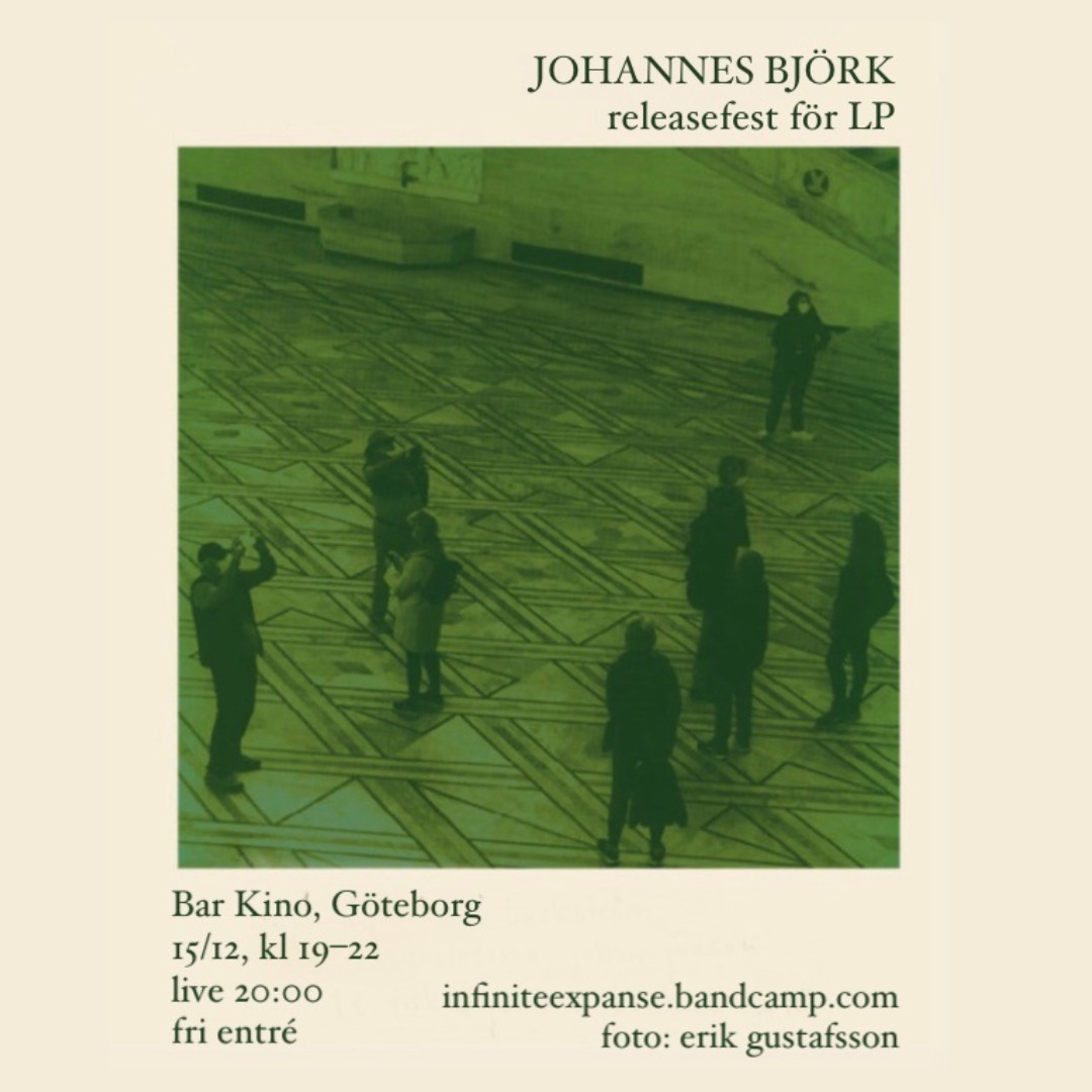 December 2023 - Johannes Björk album launch - Bar Kino, Gothenburg